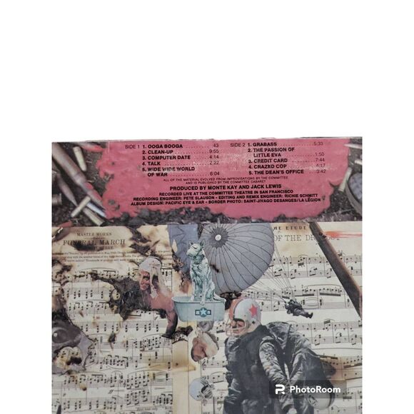 The Committee – Wide Wide World Of War - VINYL RECORD LP - Picture 3 of 3